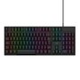 Teclado Gamer Dazz GTE1000 Rainbow, Anti Ghosting, ABNT2, USB, Preto - 62000177