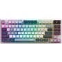 Teclado Mecânico Gamer Sem Fio  MSI Forge GK600 TKL SKY, RGB, Switch Linear, USB 2.0,Bluetooth, US, Preto - STRIKE600