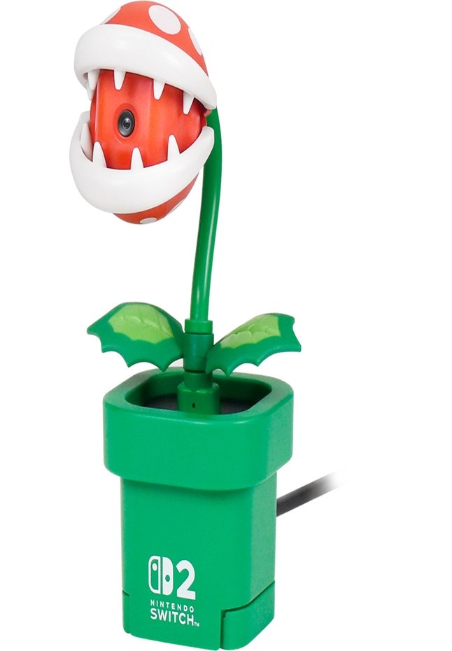 Câmera HORI Planta Piranha Para Nintendo Switch 2, USB-C - NSX-001U Câmera HORI Planta Piranha Para Nintendo Switch 2, USB-C - NSX-001U