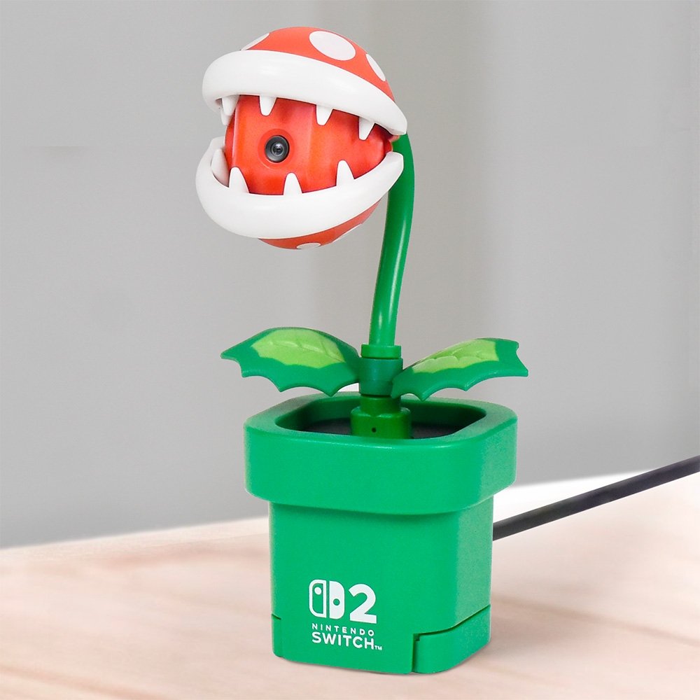Câmera HORI Planta Piranha Para Nintendo Switch 2, USB-C - NSX-001U Câmera HORI Planta Piranha Para Nintendo Switch 2, USB-C - NSX-001U