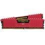 Memória Corsair Vengeance LPX 8GB (2x4GB) 3200Mhz DDR4 CL16 Red - CMK8GX4M2B3200C16R