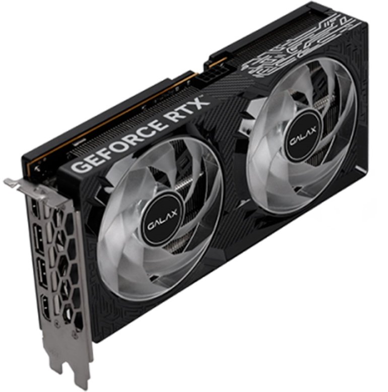 Placa de Vídeo Galax GeForce RTX 5050 1-Click OC NVIDIA Geforce, 8GB, GDDR6, 128-bits, Ray Tracing, DLSS 4 - 55NSL8MHDCHD