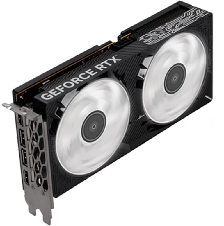 Placa de Vídeo Galax GeForce RTX 5050 1-Click OC NVIDIA Geforce, 8GB, GDDR6, 128-bits, Ray Tracing, DLSS 4 - 55NSL8MHDCHD