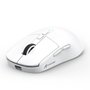 Mouse Gamer sem Fio Attack Shark X6 Ultraleve com Base de Carregamento Magnético RGB, Tri-Mode, 26.000 DPI, Sensor Óptico PAW3395, 7 Botões Programáveis - Branco