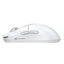 Mouse Gamer sem Fio Attack Shark X6 Ultraleve com Base de Carregamento Magnético RGB, Tri-Mode, 26.000 DPI, Sensor Óptico PAW3395, 7 Botões Programáveis - Branco