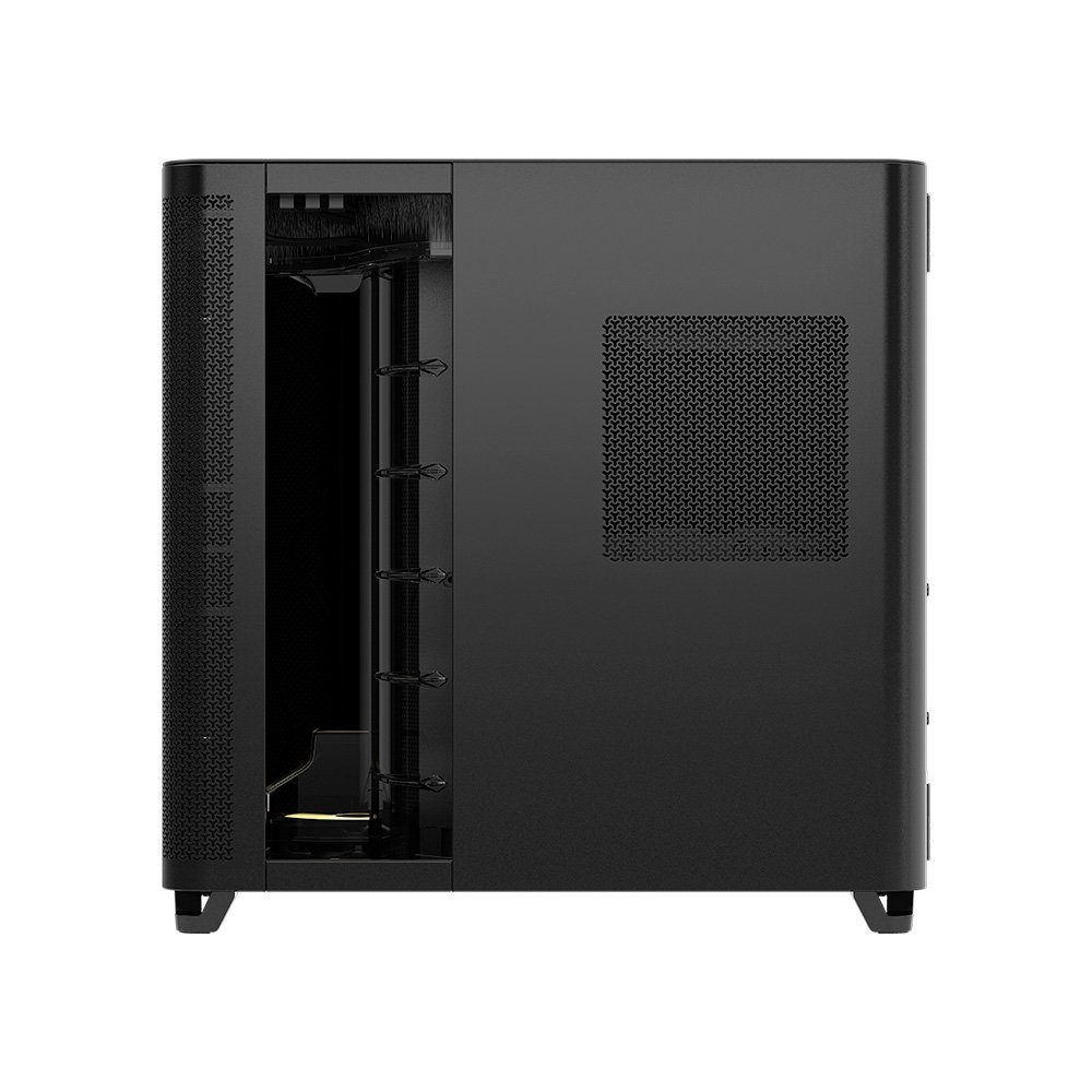Gabinete Gamer Corsair AIR 5400, Mid-Tower, com 3 Fans RS-R ARGB, Lateral em Vidro, Preto - CC-9011318-WW Gabinete Gamer Corsair AIR 5400, Mid-Tower, com 3 Fans RS-R ARGB, Lateral em Vidro, Preto - CC-9011318-WW