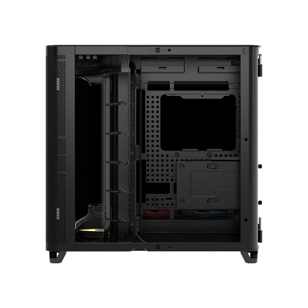 Gabinete Gamer Corsair AIR 5400, Mid-Tower, com 3 Fans RS-R ARGB, Lateral em Vidro, Preto - CC-9011318-WW Gabinete Gamer Corsair AIR 5400, Mid-Tower, com 3 Fans RS-R ARGB, Lateral em Vidro, Preto - CC-9011318-WW