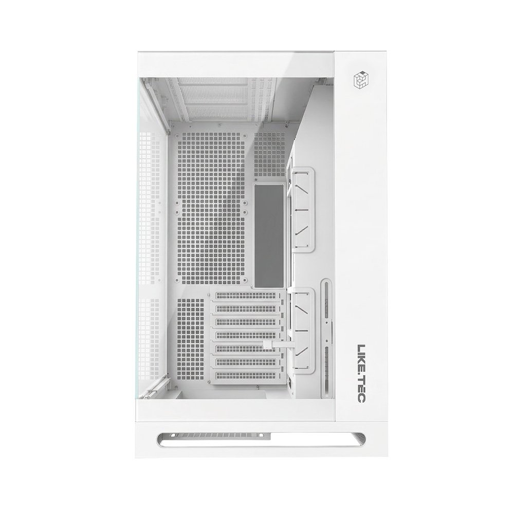 Gabinete Gamer Liketec Cygnus Snow, ATX, Mid Tower, Vidro Temperado, Branco - LT-GB-CYGNUS-SNOW-V1