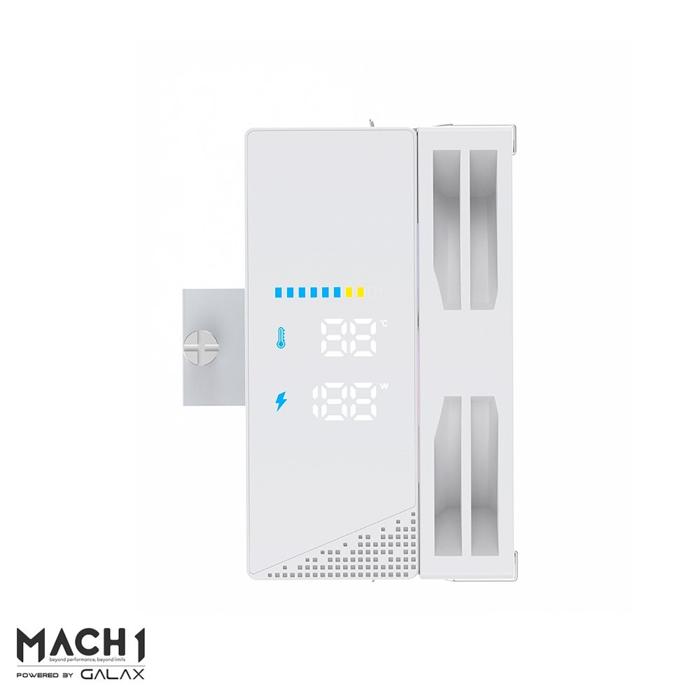 Air Cooler MACH1 ECHO DIGITAL, ARGB, AMD e Intel, 120mm, Branco - P50i WH DIG ARGB