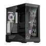 Gabinete Gamer 1STPLAYER GM7, Mid Tower, RGB, ATX, Lateral em Vidro Temperado, 4X Fans, Preto - GM7-BK-3FN7R-1FN7