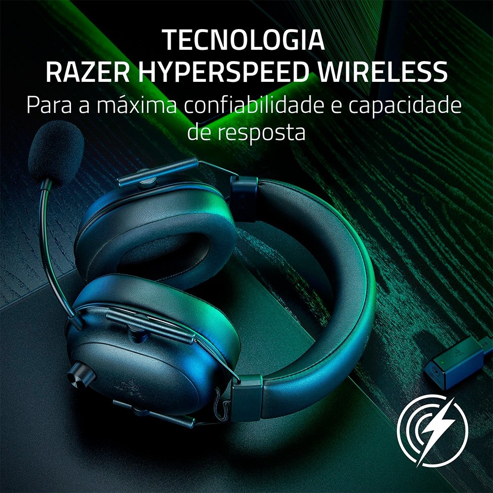 Headset Razer BlackShark V2 HyperSpeed | KaBuM!