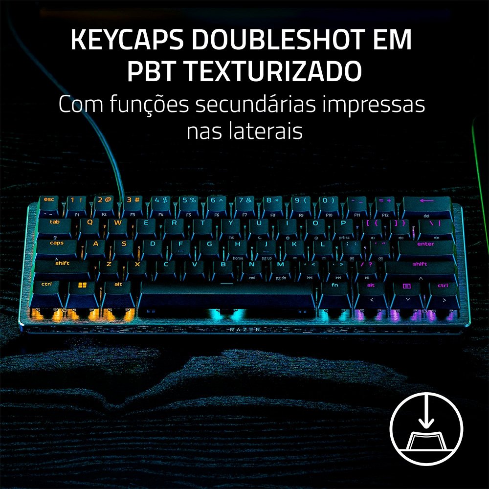 Teclado Razer Huntsman V3 Pro Mini 60% | KaBuM!