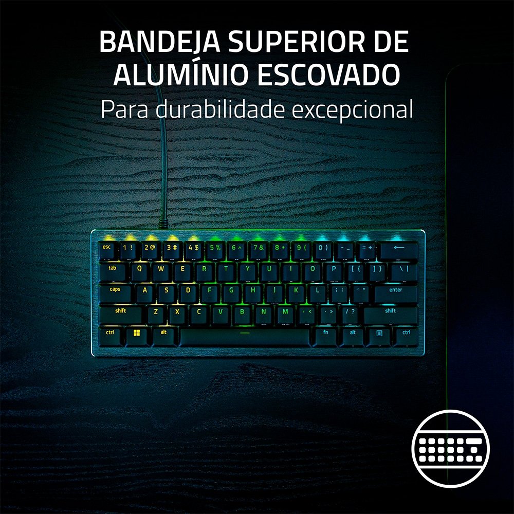 Teclado Razer Huntsman V3 Pro Mini 60% | KaBuM!