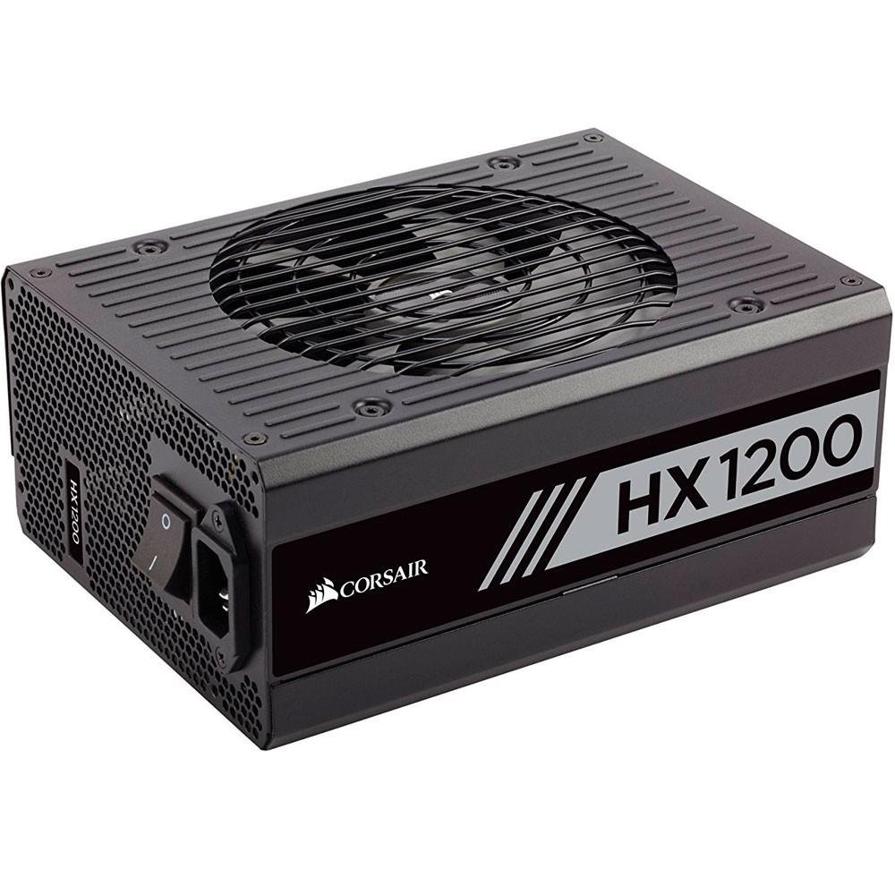 Fonte Corsair HX1200, 1200W, 80 Plus Platinum, Modular, Sem Cabo, Preto - CP-9020140 Fonte Corsair HX1200, 1200W, 80 Plus Platinum, Modular, Sem Cabo, Preto - CP-9020140