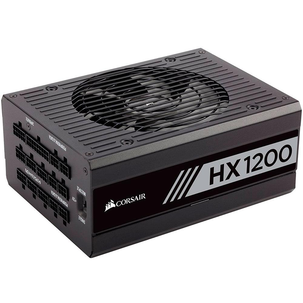 Fonte Corsair HX1200, 1200W, 80 Plus Platinum, Modular, Sem Cabo, Preto - CP-9020140 Fonte Corsair HX1200, 1200W, 80 Plus Platinum, Modular, Sem Cabo, Preto - CP-9020140