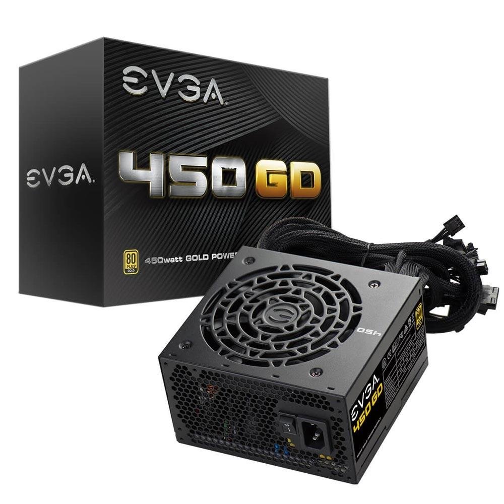 Fonte EVGA 450W 80 Plus Gold 100-GD-0450-V Fonte EVGA 450W 80 Plus Gold 100-GD-0450-V