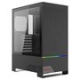 Gabinete Gamer Redragon Carbon, RGB, Mid Tower, ATX, Lateral em Vidro, Preto - CA-610B