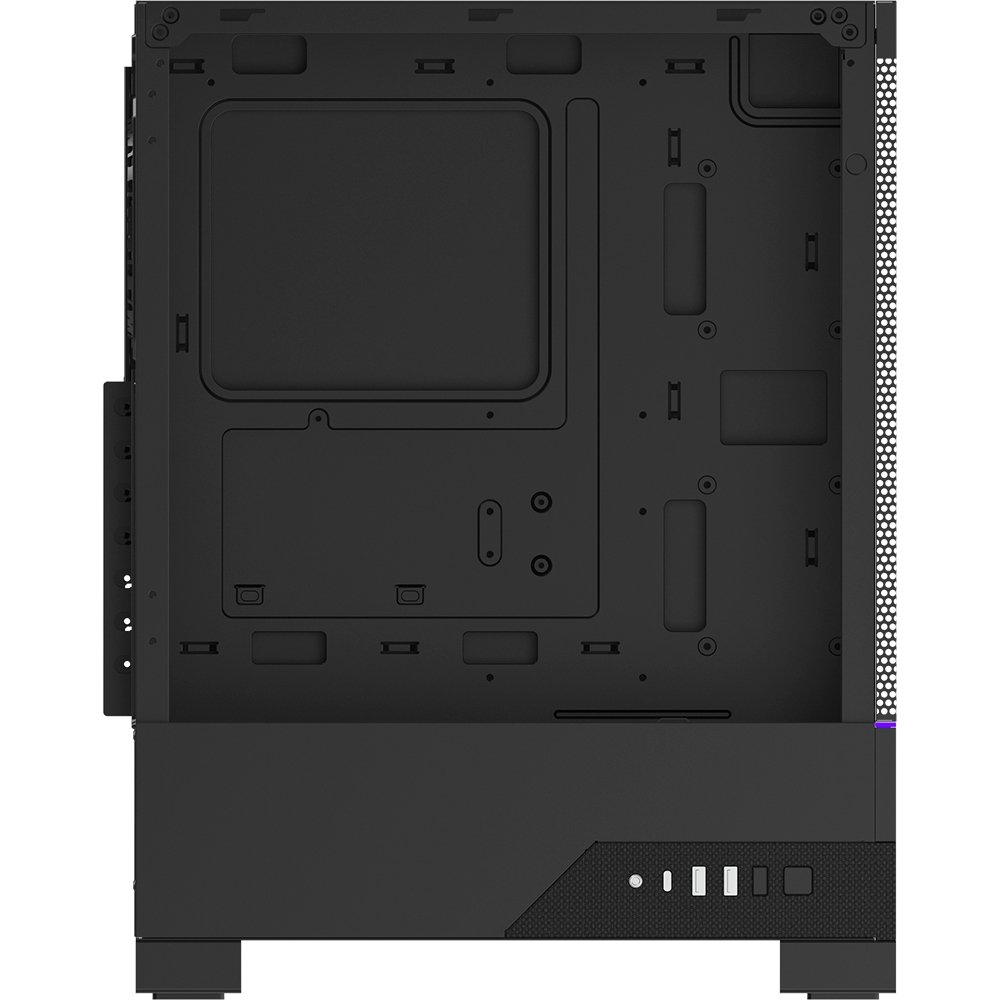 Gabinete Gamer Redragon Carbon, Mid Tower, RGB, ATX, Lateral em Vidro Temperado, Sem FANs, Preto - CA-610B Gabinete Gamer Redragon Carbon, Mid Tower, RGB, ATX, Lateral em Vidro Temperado, Sem FANs, Preto - CA-610B