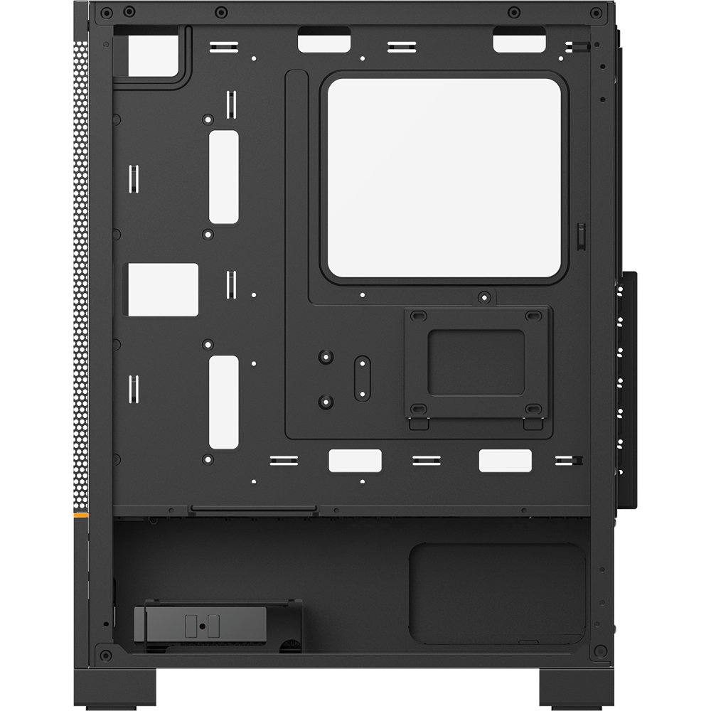 Gabinete Gamer Redragon Carbon, Mid Tower, RGB, ATX, Lateral em Vidro Temperado, Sem FANs, Preto - CA-610B Gabinete Gamer Redragon Carbon, Mid Tower, RGB, ATX, Lateral em Vidro Temperado, Sem FANs, Preto - CA-610B