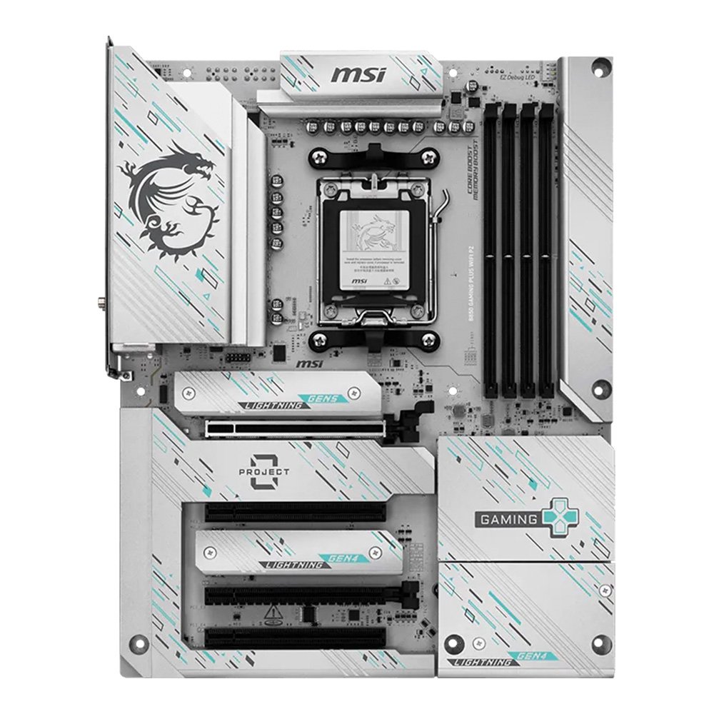 Placa-Mãe MSI B850 GAMING PLUS WIFI PZ, Intel, LGA 1851, ATX, DDR5, Wi-Fi - B850 GAMING PLUS WIFI PZ Placa-Mãe MSI B850 GAMING PLUS WIFI PZ, Intel, LGA 1851, ATX, DDR5, Wi-Fi - B850 GAMING PLUS WIFI PZ