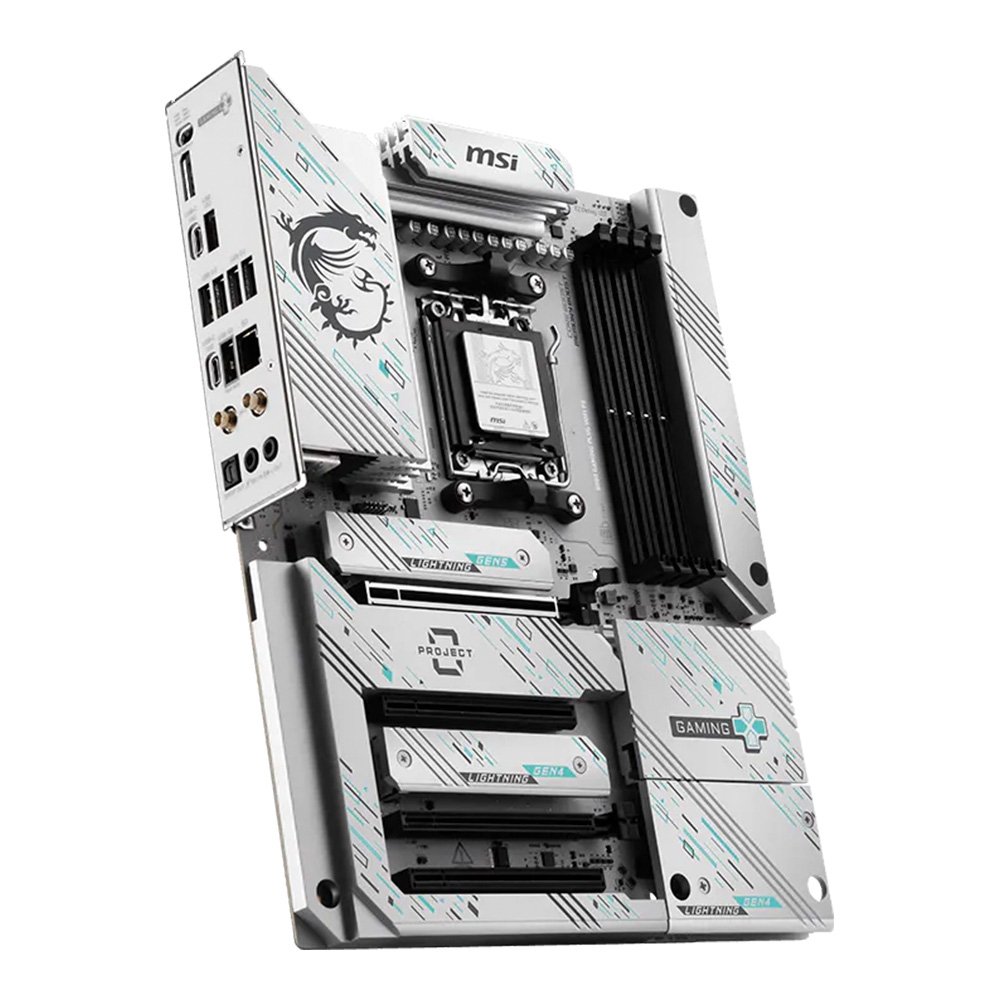 Placa-Mãe MSI B850 GAMING PLUS WIFI PZ, Intel, LGA 1851, ATX, DDR5, Wi-Fi - B850 GAMING PLUS WIFI PZ Placa-Mãe MSI B850 GAMING PLUS WIFI PZ, Intel, LGA 1851, ATX, DDR5, Wi-Fi - B850 GAMING PLUS WIFI PZ