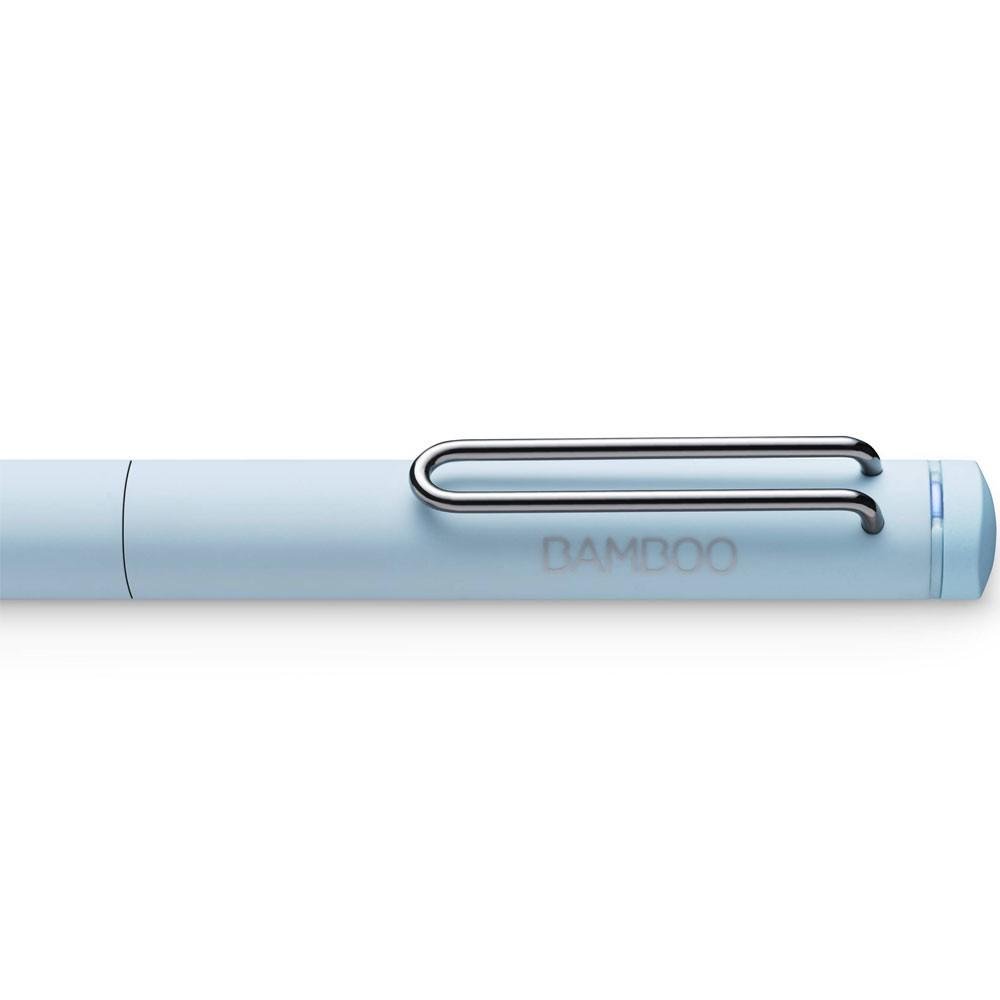 Caneta Bluetooth para Ipad e Iphone - Wacom Bamboo Fineline 3 Azul Claro - CS610CM