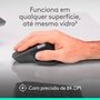 Mouse Sem Fio Logitech MX Master 4, Sensação Tátil do Haptic Feedback, USB-C, Bluetooth,Cinza Claro - 910-007566