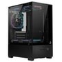 Gabinete Gamer Rise Mode Prisma Glass 01, Mid Tower, M-ATX, Lateral e Frontal em Vidro Temperado, Preto - RM-CA-PRS-01-FB
