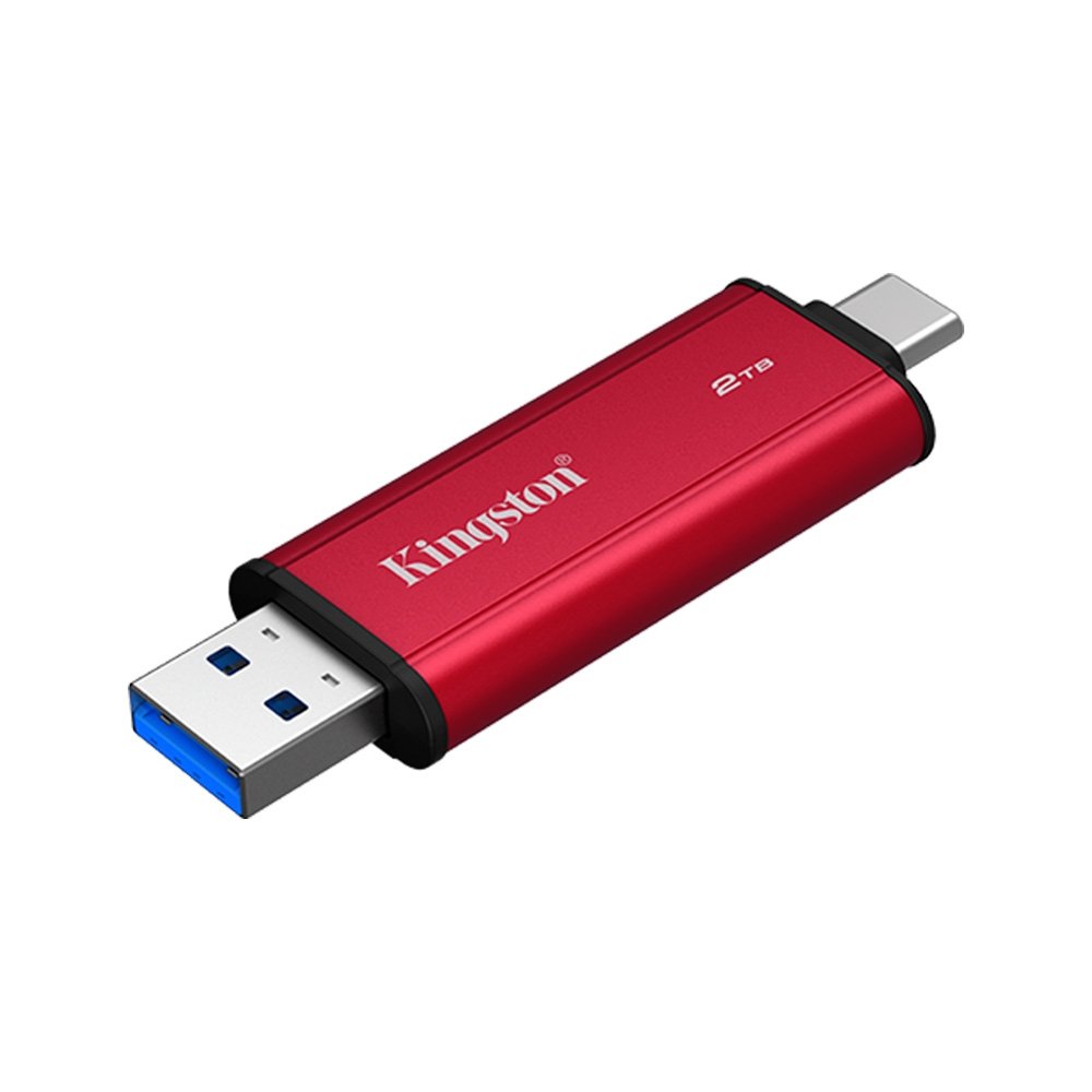 SSD Externo Portátil Kingston, 2TB, Dual USB-A/C, Leitura 1050 MB/s, Gravação 950 MB/s, USB 3.2 Gen 2 - SPSD/2TB SSD Externo Portátil Kingston, 2TB, Dual USB-A/C, Leitura 1050 MB/s, Gravação 950 MB/s, USB 3.2 Gen 2 - SPSD/2TB