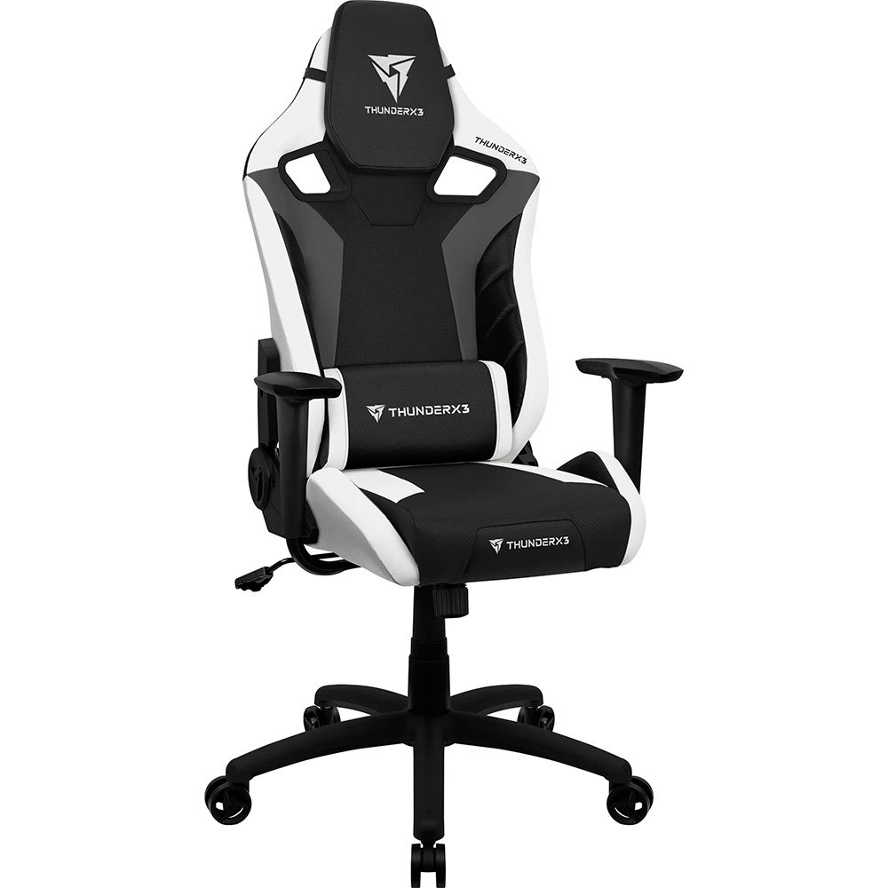 Cadeira Gamer ThunderX3 XC3, Até 120Kg, Reclinável, Com Almofadas, Cilindro de Gás Classe 4, Branca - 78310 - view 4