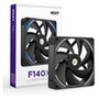 Ventoinha NZXT F140X Performance, 140mm, PWM, RGB, Preto - RF-U14PN-B1