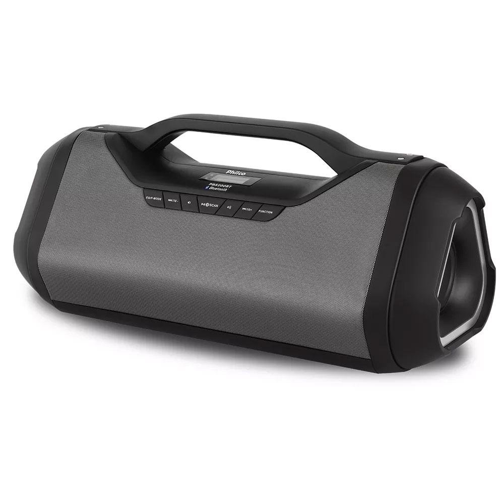Caixa de Som Portátil Philco - Speaker PBS200BT 180W RMS Bivolt Preto c/ Bateria Interna 056603742 Caixa de Som Portátil Philco - Speaker PBS200BT 180W RMS Bivolt Preto c/ Bateria Interna 056603742