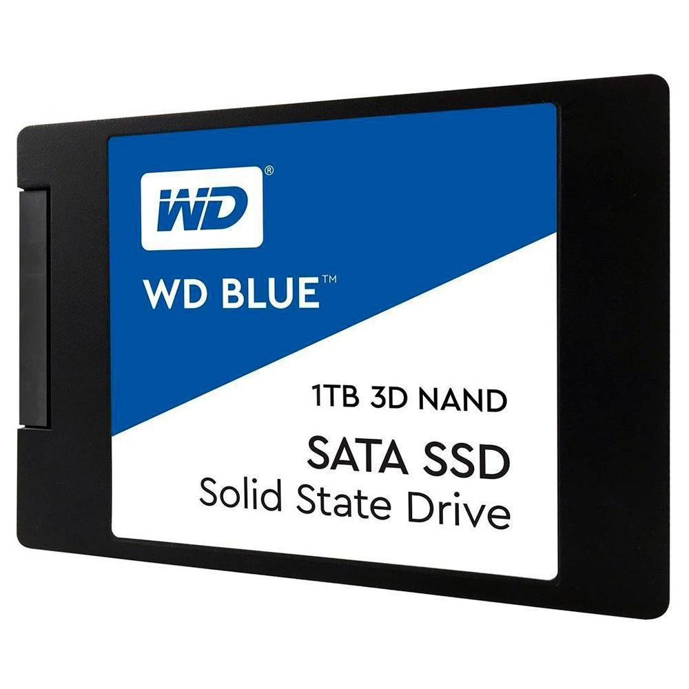 SSD 1 TB WD Blue, SATA, Leitura: 560MB/s e Gravação: 530MB/s