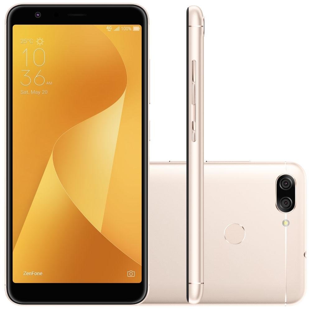 Smartphone Asus Zenfone Max Plus, 32GB, 16MP, Tela 5.7´, Dourado - ZB570TL-4G090BR Smartphone Asus Zenfone Max Plus, 32GB, 16MP, Tela 5.7´, Dourado - ZB570TL-4G090BR