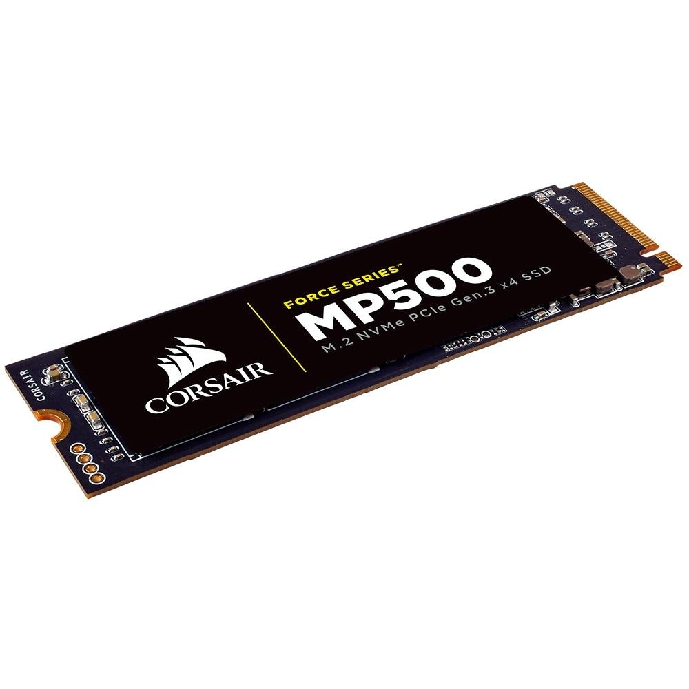 SSD Corsair Force Series MP500, 480GB, M.2 NVMe, Leitura 3000MB/s, Gravação 2400MB/s - CSSD-F480GBMP500 SSD Corsair Force Series MP500, 480GB, M.2 NVMe, Leitura 3000MB/s, Gravação 2400MB/s - CSSD-F480GBMP500
