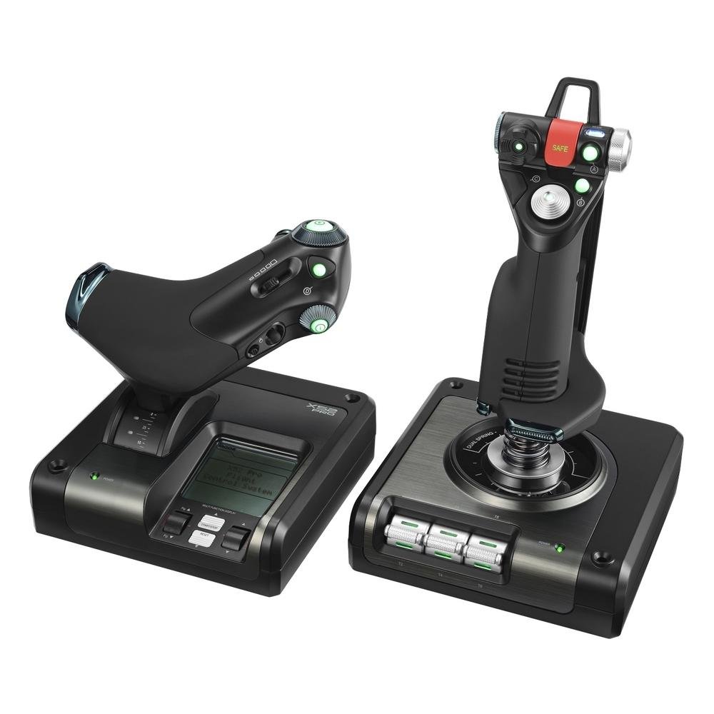 Controlador de Simulação com Manete e Acelerador X52 PROFESSIONAL
