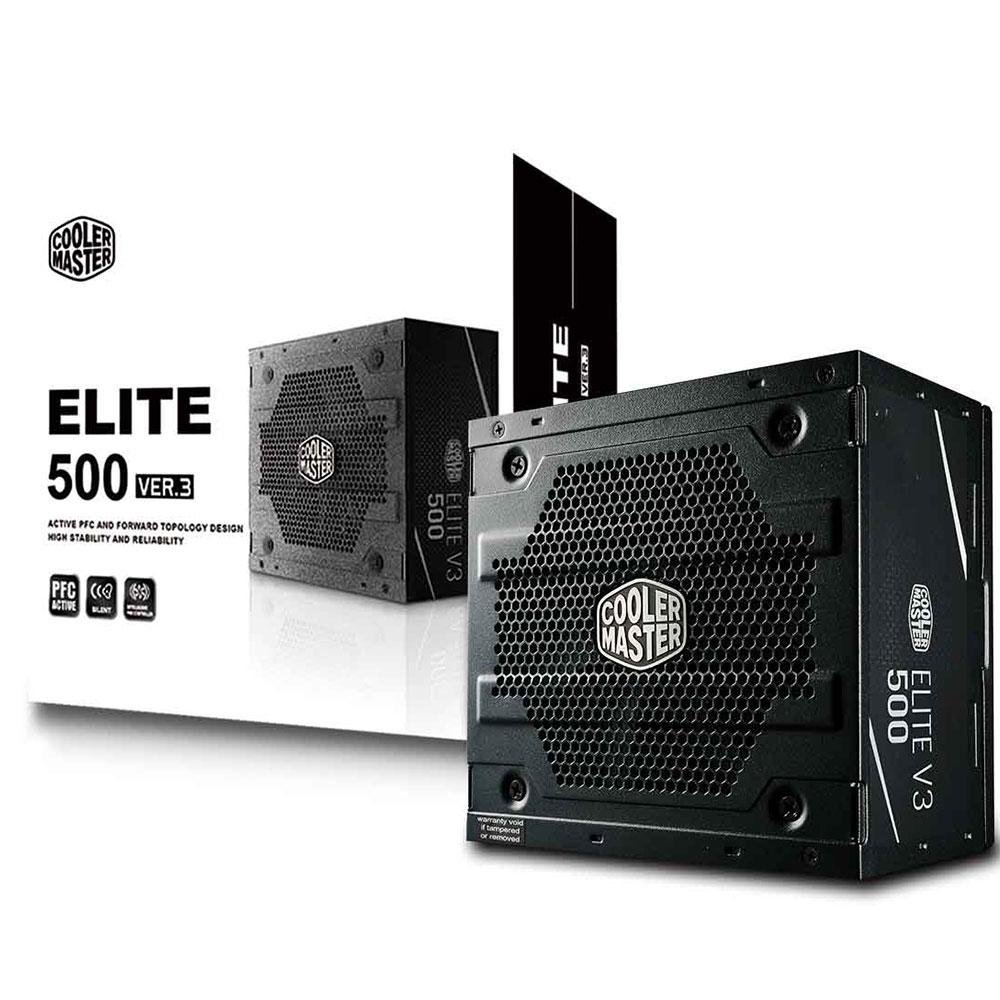 Fonte Cooler Master Elite V3, 500W - MPW-5001-ACAAN1 Fonte Cooler Master Elite V3, 500W - MPW-5001-ACAAN1