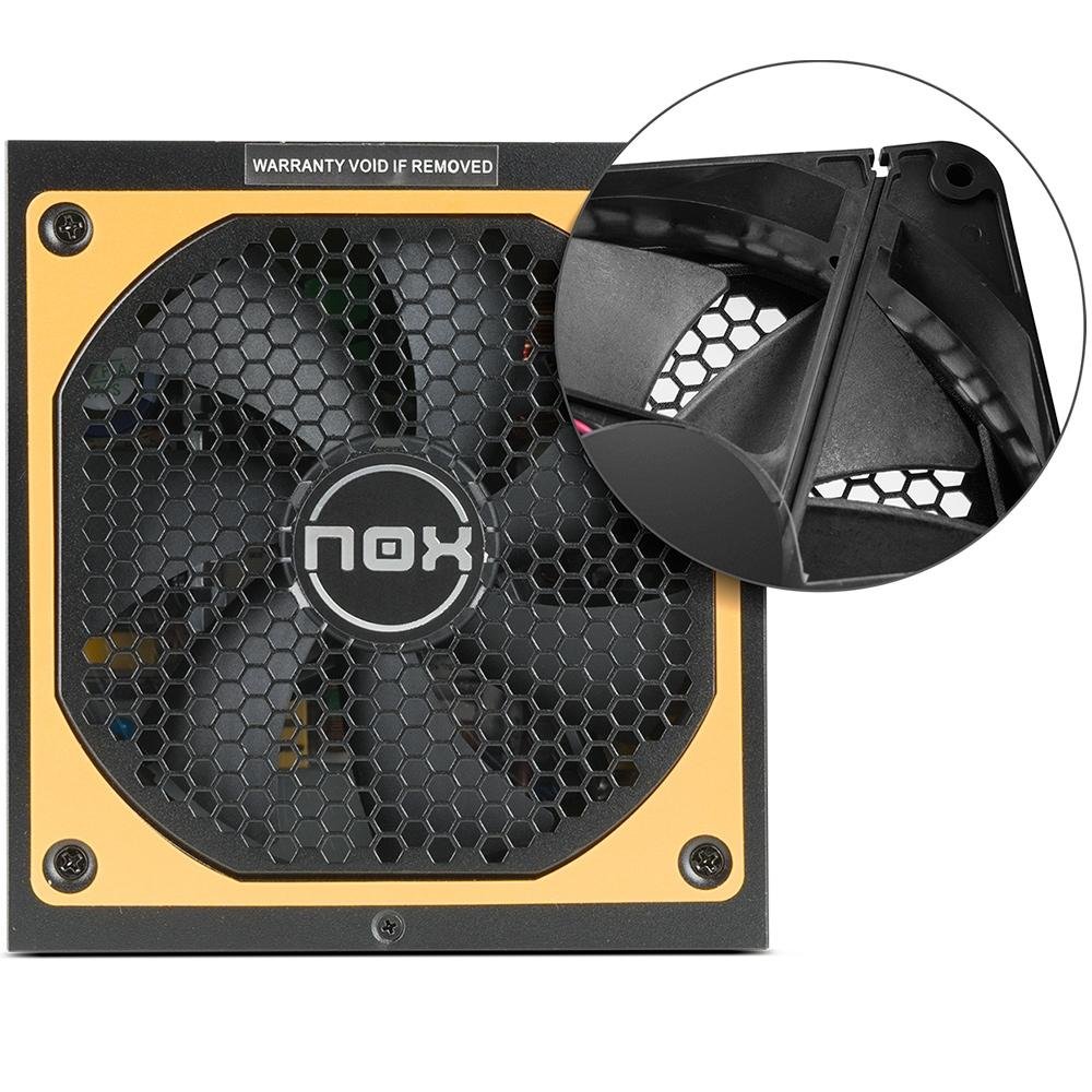 Fonte Nox Urano, 750W, 80 Plus Bronze - NXURVX750BZ | KaBuM!