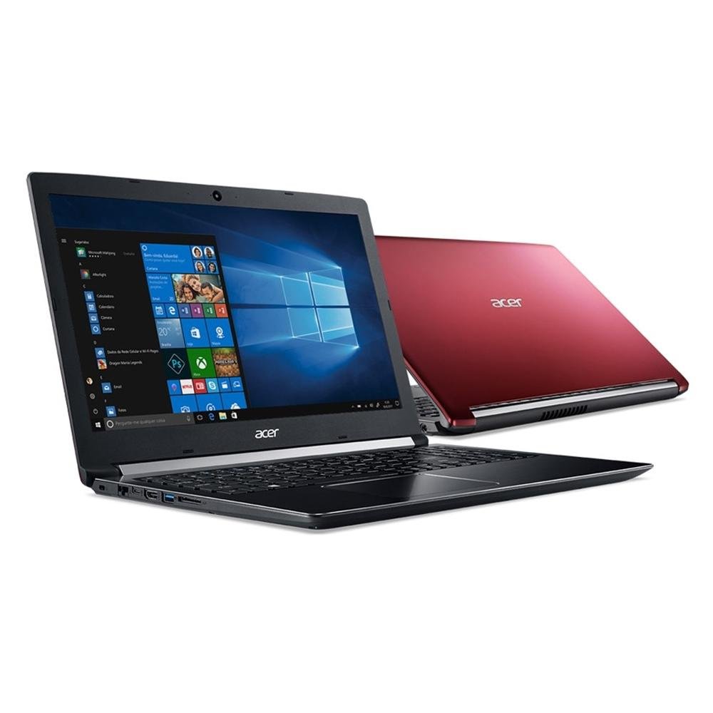Notebook Acer Aspire 5, AMD A12-9720P, 8GB, 1TB, AMD Radeon RX 540 2GB, Windows 10, 15.6´, Vermelho - A515-41G-1480 Notebook Acer Aspire 5, AMD A12-9720P, 8GB, 1TB, AMD Radeon RX 540 2GB, Windows 10, 15.6´, Vermelho - A515-41G-1480