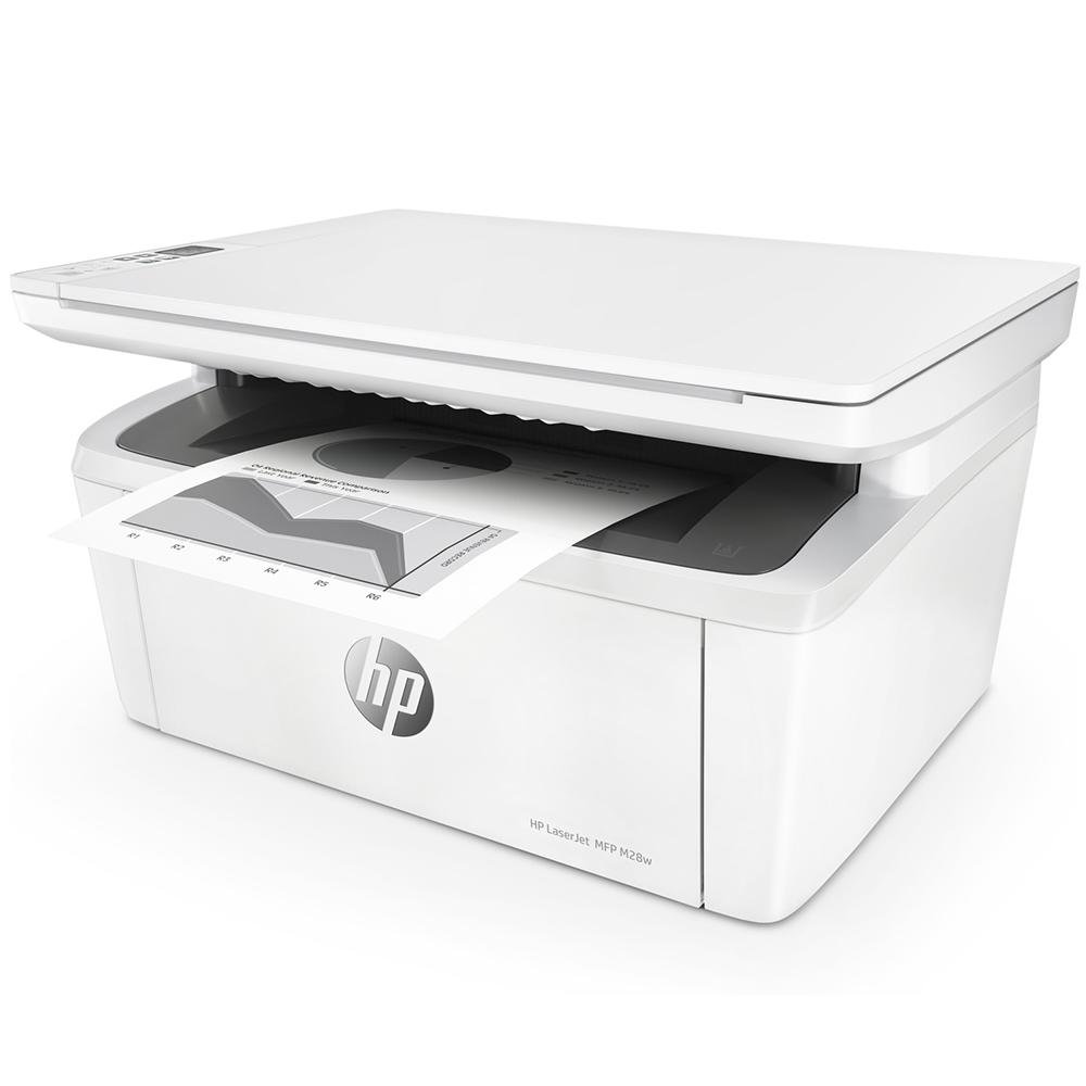 Multifuncional HP LaserJet Pro M28W, Laser, Mono, Wi-Fi, 110V Multifuncional HP LaserJet Pro M28W, Laser, Mono, Wi-Fi, 110V