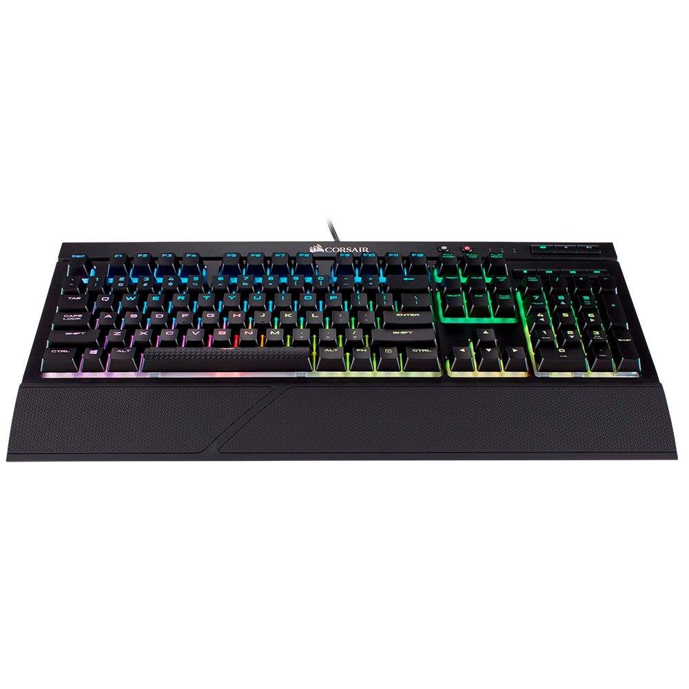 Teclado Mecânico Gamer Corsair K68, RGB, Switch Cherry MX Red