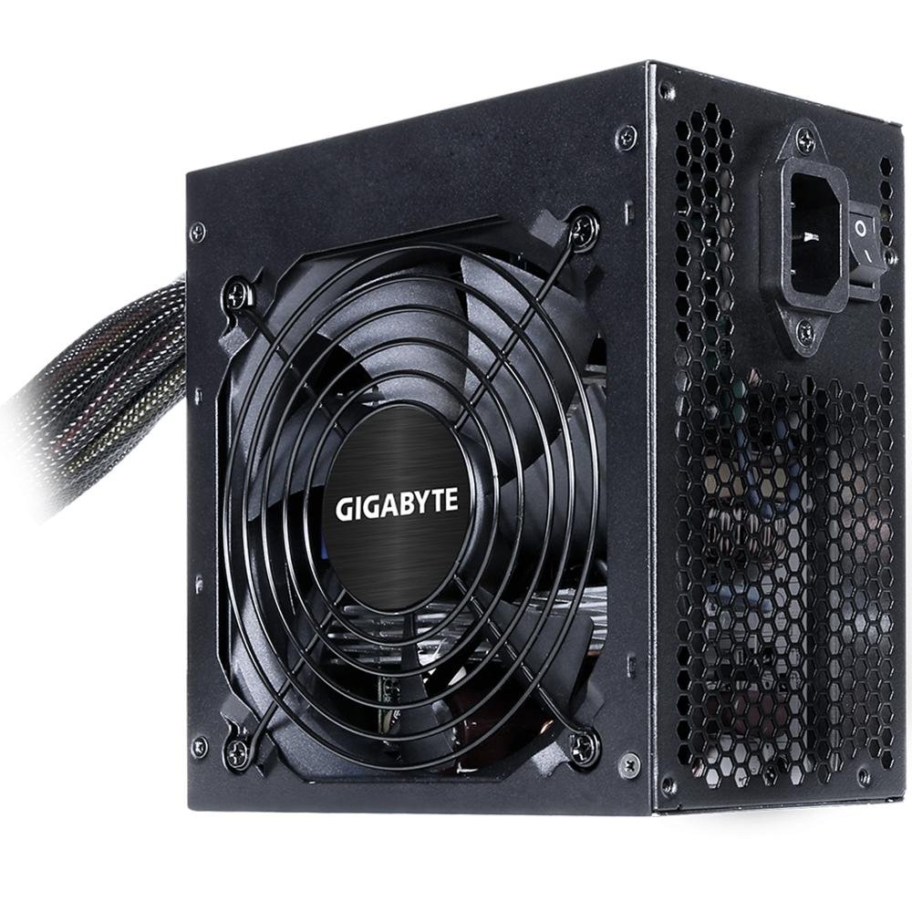 Fonte Gigabyte P650B, 650W, 80 Plus Bronze, PFC Ativo, Com Cabo, Preto - GP-P650B/BR
