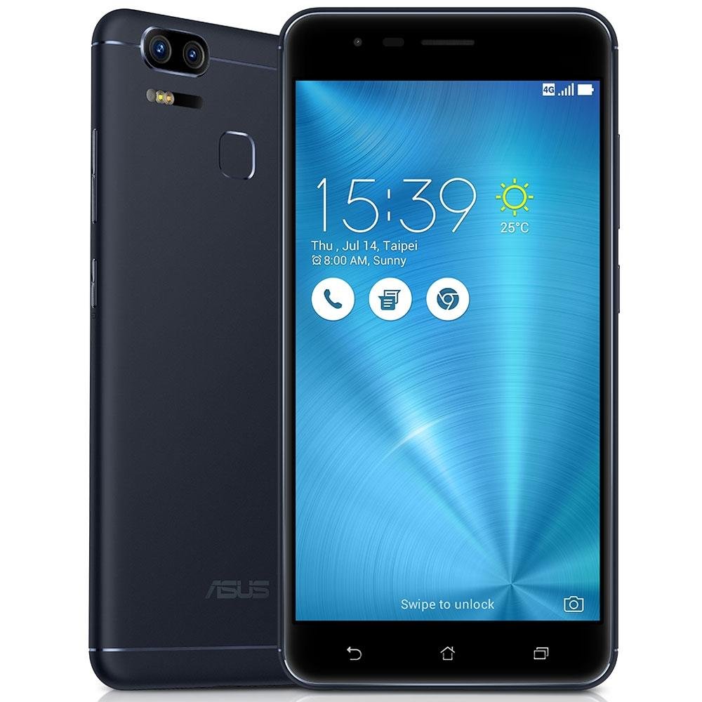 Smartphone Asus Zenfone Zoom S, 64GB, 12MP, Tela 5.5´, Preto - ZE553KL-3A073BR Smartphone Asus Zenfone Zoom S, 64GB, 12MP, Tela 5.5´, Preto - ZE553KL-3A073BR