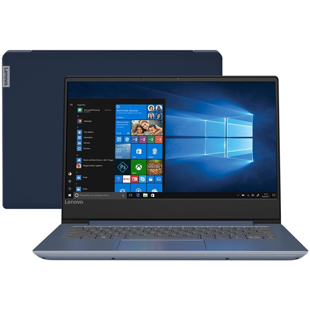Notebook Lenovo 330S, Intel Core i7-8550U, 8GB, 1TB, Windows 10, 14´, Azul - 81JM0003BR Notebook Lenovo 330S, Intel Core i7-8550U, 8GB, 1TB, Windows 10, 14´, Azul - 81JM0003BR