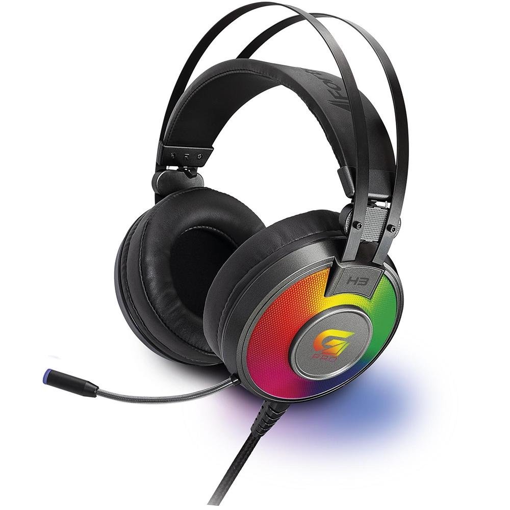Headset Gamer Fortrek H3, USB, Cinza - G Pro Headset Gamer Fortrek H3, USB, Cinza - G Pro