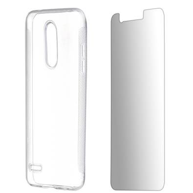 KaBuM! - Kit 2 em 1 Celular Mart - Película de Vidro e Capa TPU Transparente  Liso para LG K11 Plus