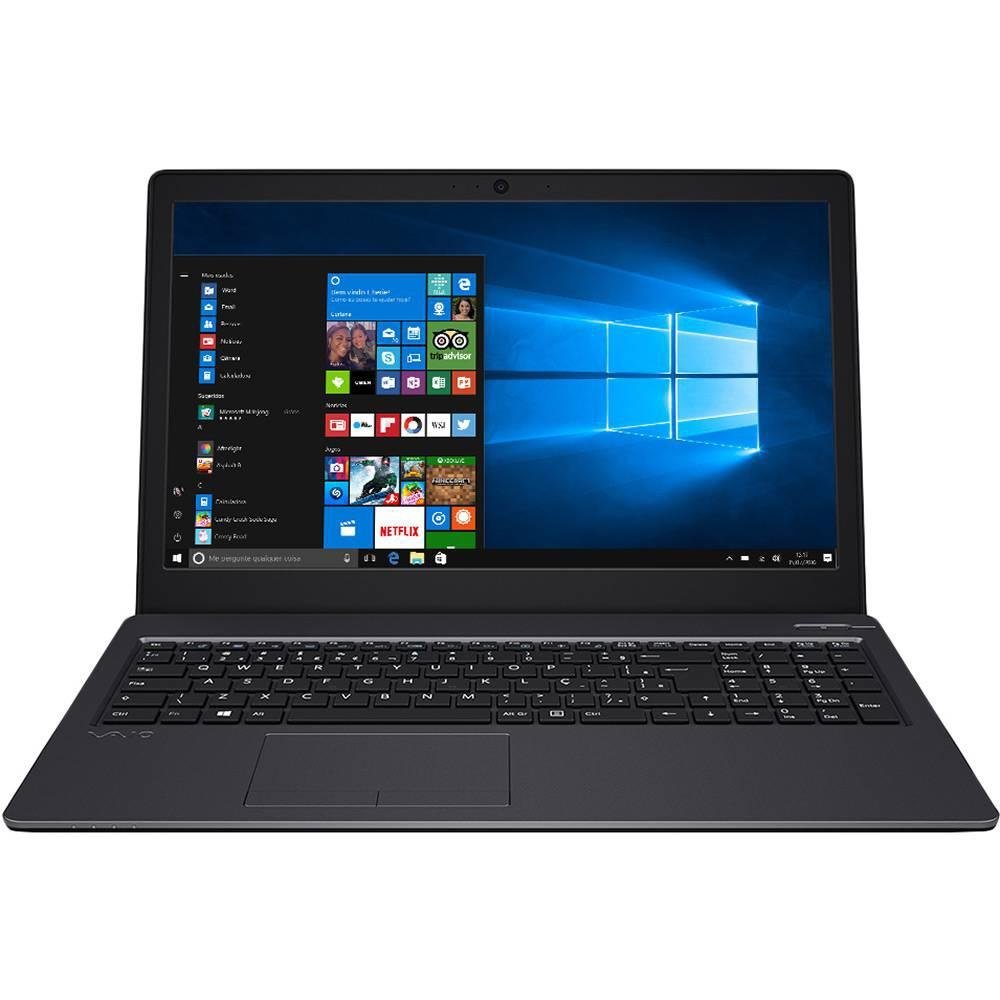 Notebook Vaio Fit 15S, Intel Core i5-7200U, 4GB, SSD 128GB, Windows 10 Home, 15.6´, Chumbo - VJF155F11X-B1211B Notebook Vaio Fit 15S, Intel Core i5-7200U, 4GB, SSD 128GB, Windows 10 Home, 15.6´, Chumbo - VJF155F11X-B1211B