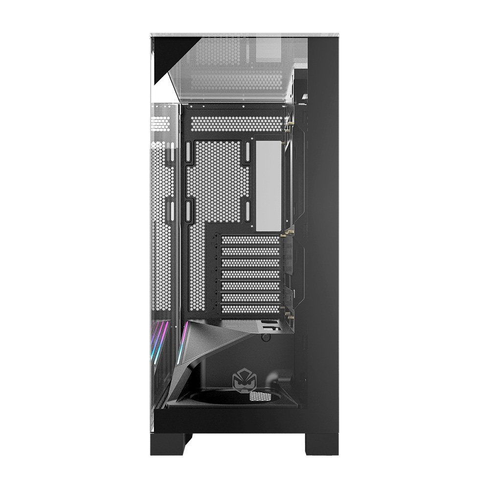 Gabinete Gamer PCYES Forcefield Dome, Mid Tower, RGB, Lateral em Vidro, Black Vulcan - Gffdbv Gabinete Gamer PCYES Forcefield Dome, Mid Tower, RGB, Lateral em Vidro, Black Vulcan - Gffdbv