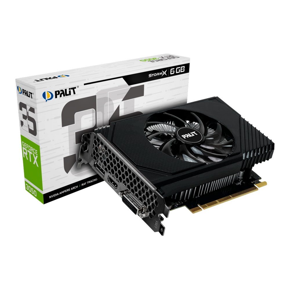 Placa de Vídeo RTX 3050 StormX 6GB Palit | KaBuM!