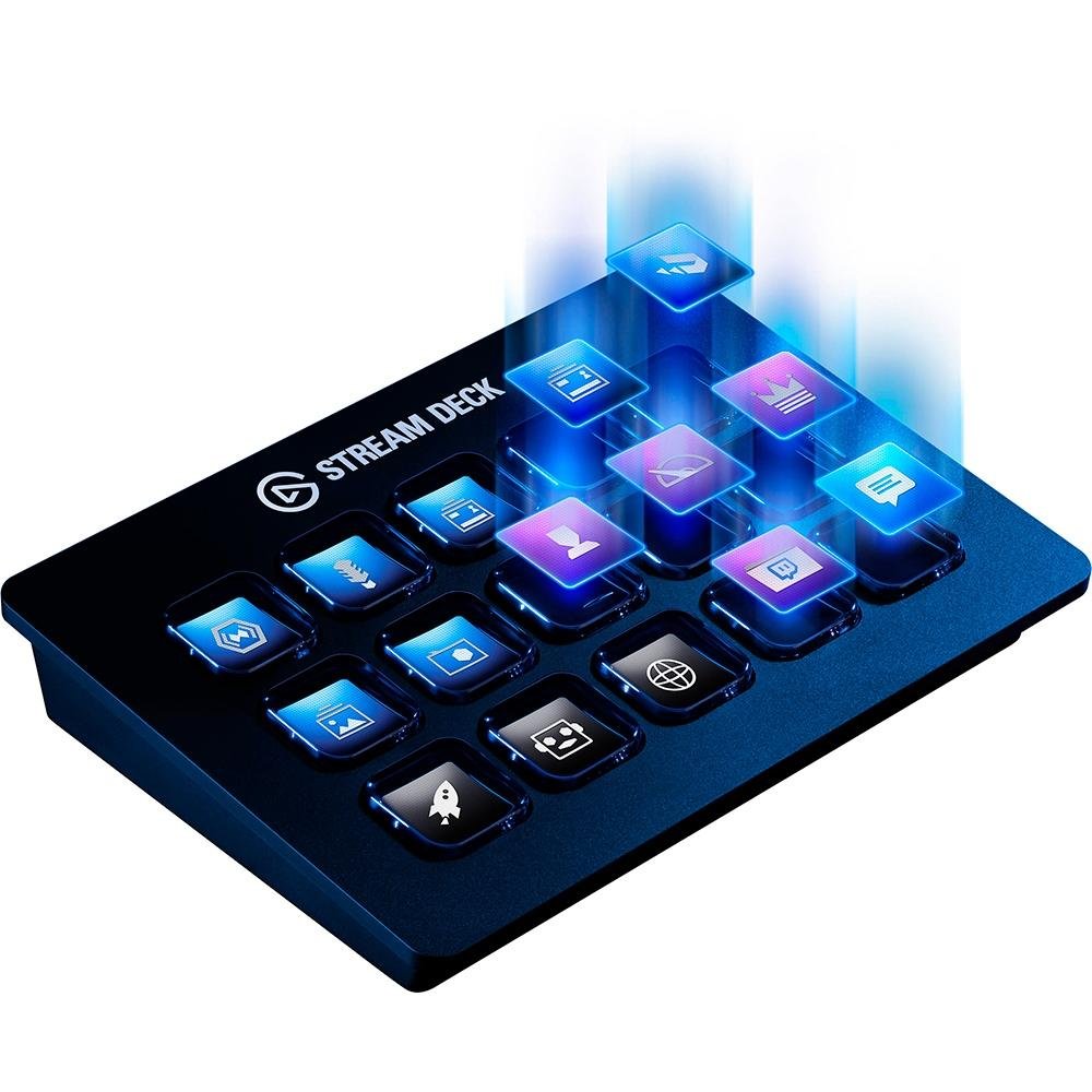 elgato Stream Deck 15ボタン【値下げ交渉承ります】 Stream Deck Elgato Médio 15 Teclas, Preto | KaBuM!